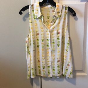 Equipment sleeveless blouse